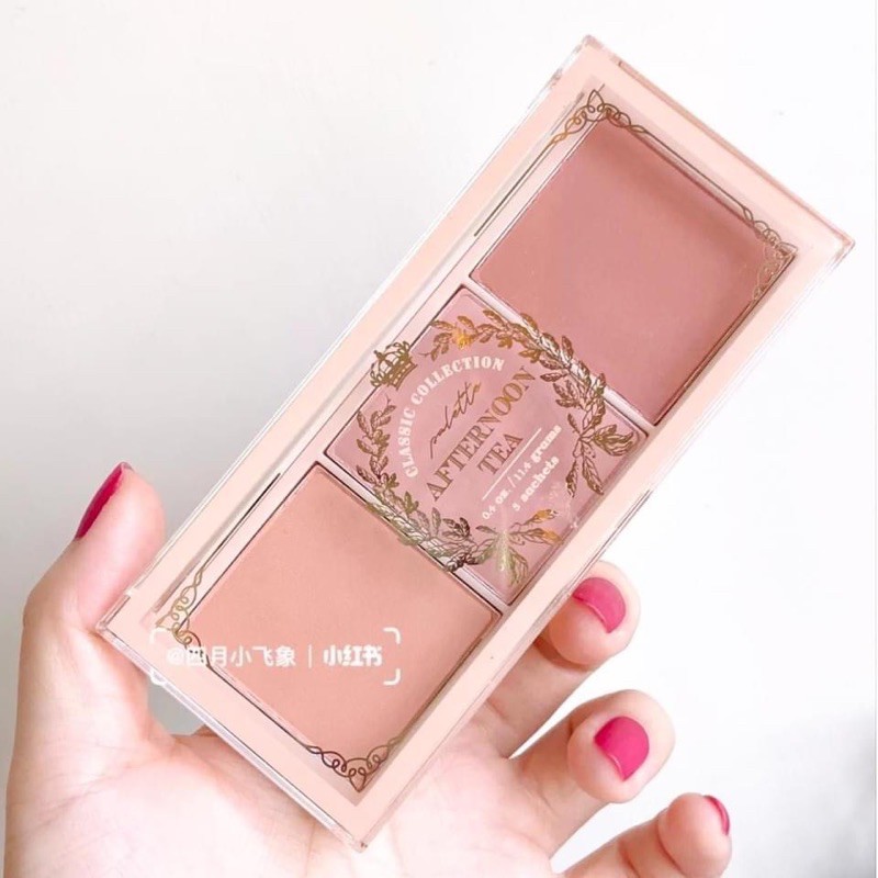 Phấn Má hồng 3in1 Afternoon Tea Blusher Palette Chai Tea