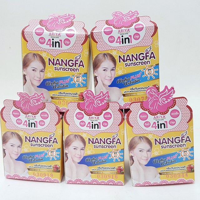 Kem Dưỡng Trắng Da Chống Nắng Che Khuyết Điểm Nangfa Sunscreen Ariya 4in1 SPF 50 Từ Thái Lan
