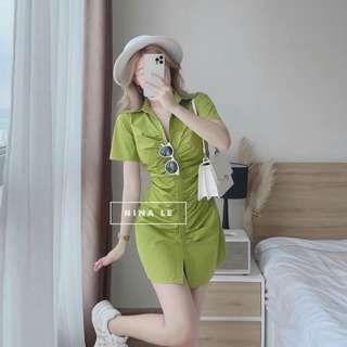 ĐẦM SƠ MI BIG SIZE NHÚN EO DẠO PHỐ, ĐI BIỂN