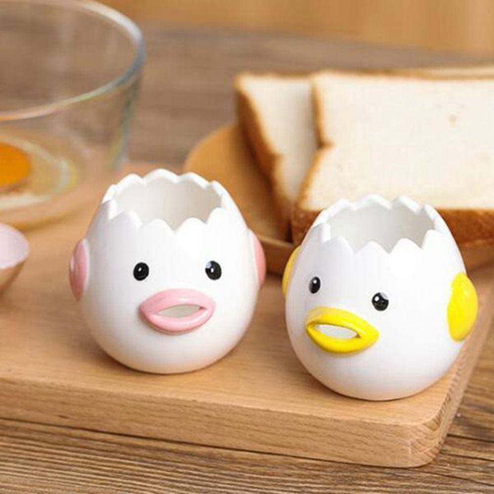 Dụng Cụ Tách Lòng Đỏ Trứng Mini Bằng Sứ