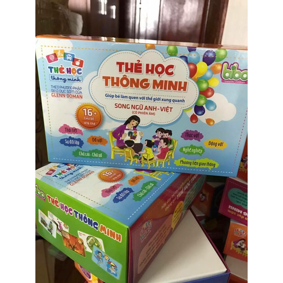 Bộ thẻ học thông minh(16 chủ đề)