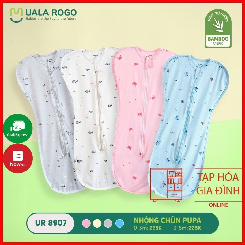 NHỘNG CHŨN PUPA SỢI TRE SIÊU MỀM MỊN UalaRogo