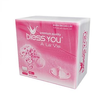 giấy ăn vuông bless you 100 tờ cỡ lớn
