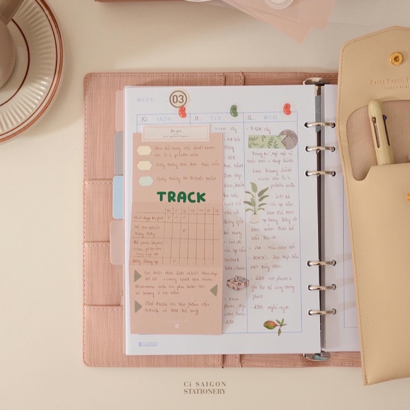 Viết bi 4 màu mực - 4in1 Korean Livework Pen