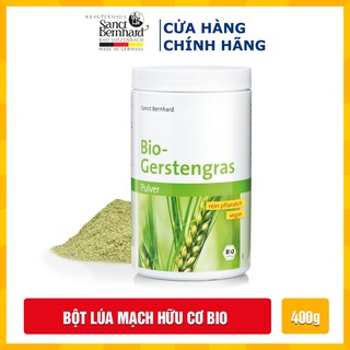 Bột lúa mạch hữu cơ  Bio - Gerstengras 400g/ Organic Barley Grass Powder [ Chính hãng Sanct Bernhard ]