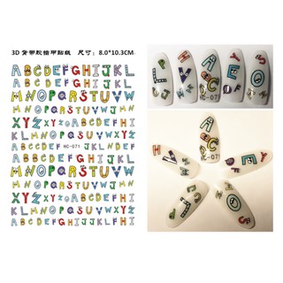 Sticker dán móng tay hoạ tiết hình mặt cười