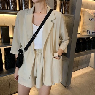 Set blazer và quần short ulzzang