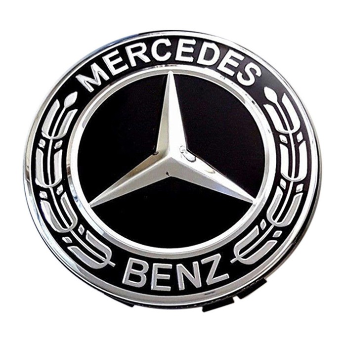 Set 4 Nắp Đậy Trục Bánh Xe Ô Tô Mercedes Benz 75mm