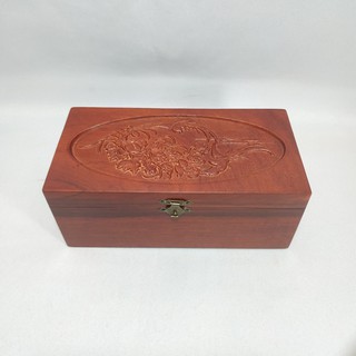 HỘP ĐỰNG TRANG SỨC, HỘP ĐỰNG CON DẤU CÔNG TY GỖ HƯƠNG CHẠM CHIM PHƯƠNG ( LOẠI TO - ẢNH THẬT 100%)