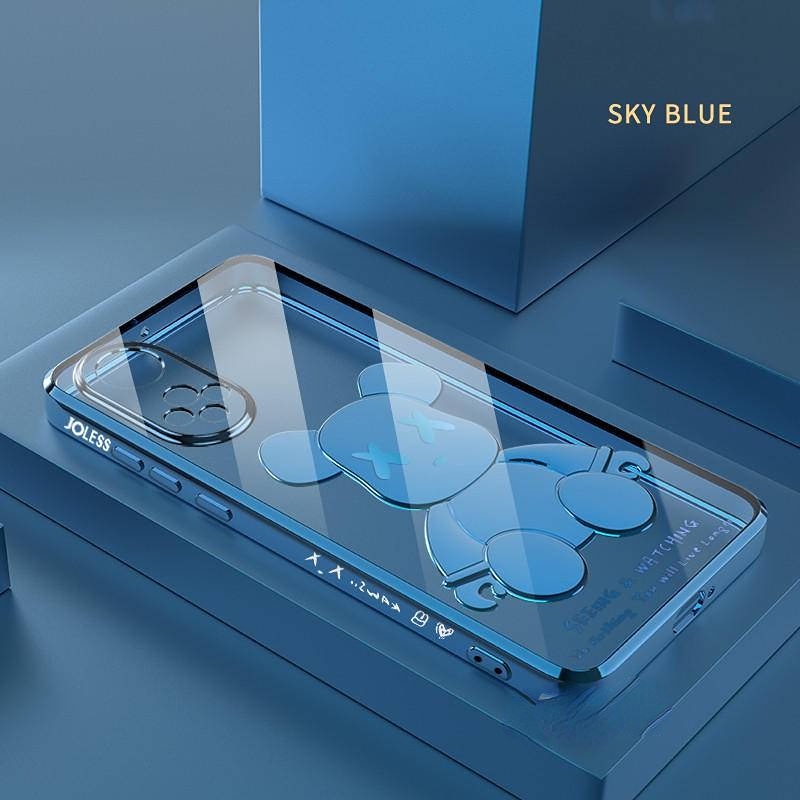 Ốp Điện Thoại Mềm Mạ Điện Chống Sốc Hình Gấu Kaws Cho Huawei Nova 9 Pro Nova9 Nova9Pro 9Pro