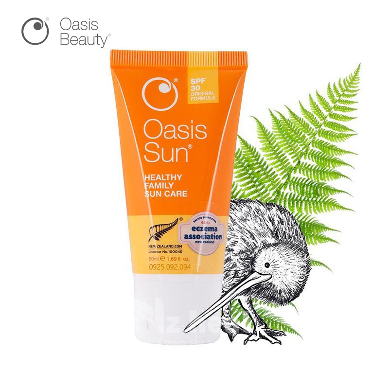 Kem Chống Nắng Dành Cho Da Nhạy Cảm Oasis Sun SPF 30 Family Sunscreen 50ml