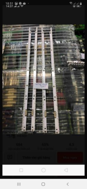 Thanh led viền tivi samsung 40in giá bán 2 thanh chuyên cung cấp các loai thanh lét ti vi lét viền hàng mới  nhiều loại