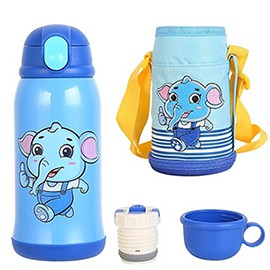 [ SALE KHỦNG VÀO HÈ ] BÌNH GIỮ NHIỆT CHO BÉ 🐶🐰 BÌNH GIỮ NHIỆT MINI HÌNH ĐỘNG VẬT INOX  - BGND