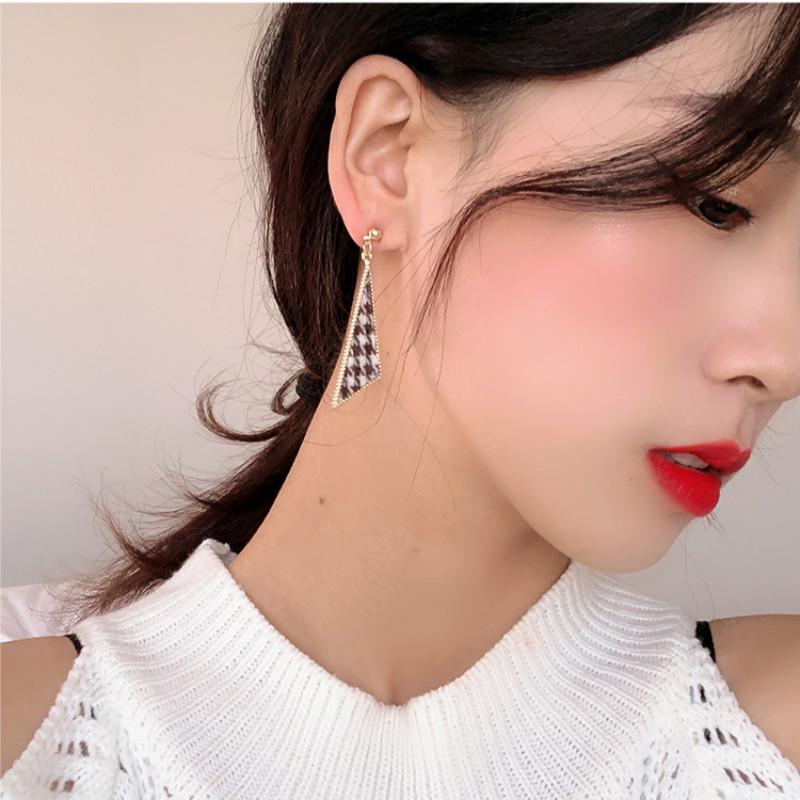 Khuyên tai hình học thời trang Hàn Quốc cá tính