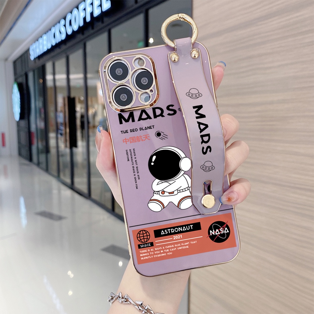 Samsung Galaxy S23 S22 Plus Ultra S23+ S22+ 5G Cho Ốp lưng điện thoại In Hình Cartoon Astronaut