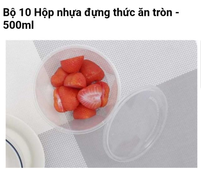50 hộp nhựa tròn 500ml | BigBuy360 - bigbuy360.vn