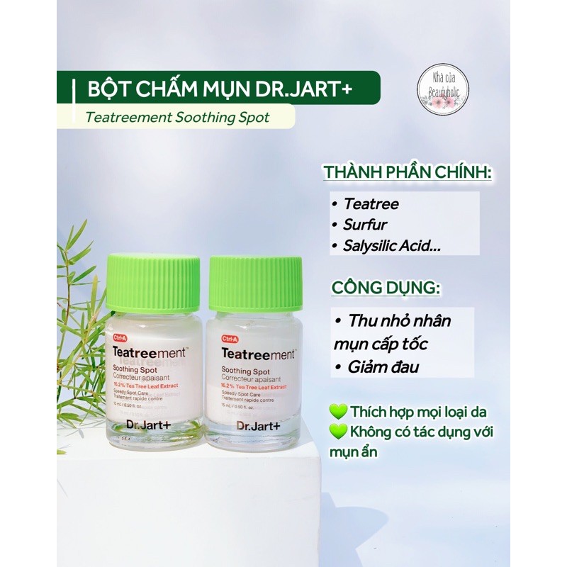 Chấm mụn DRJART TEATREEMENT SOOTHING SPOT