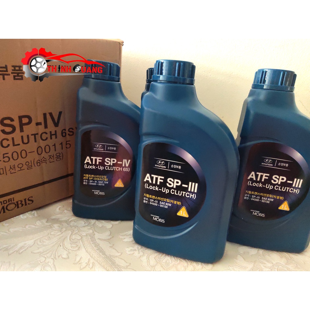 Dầu hộp số tự động KIA MORNING, CERATO, HYUNDAI ACCENT, I10  ATF SP3, SP4