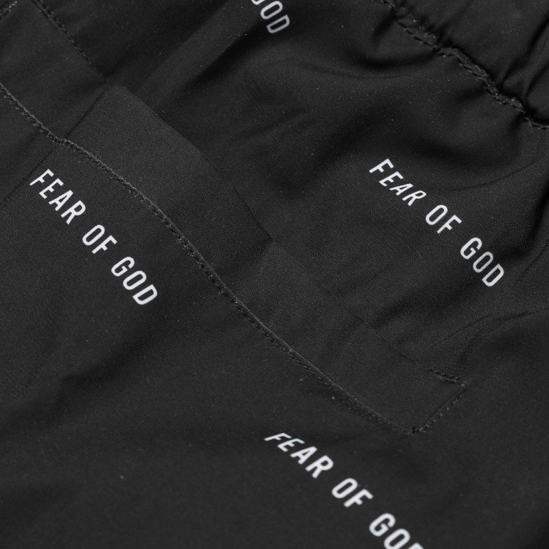 Quần Fear Of God print baggy nylon pants ss20