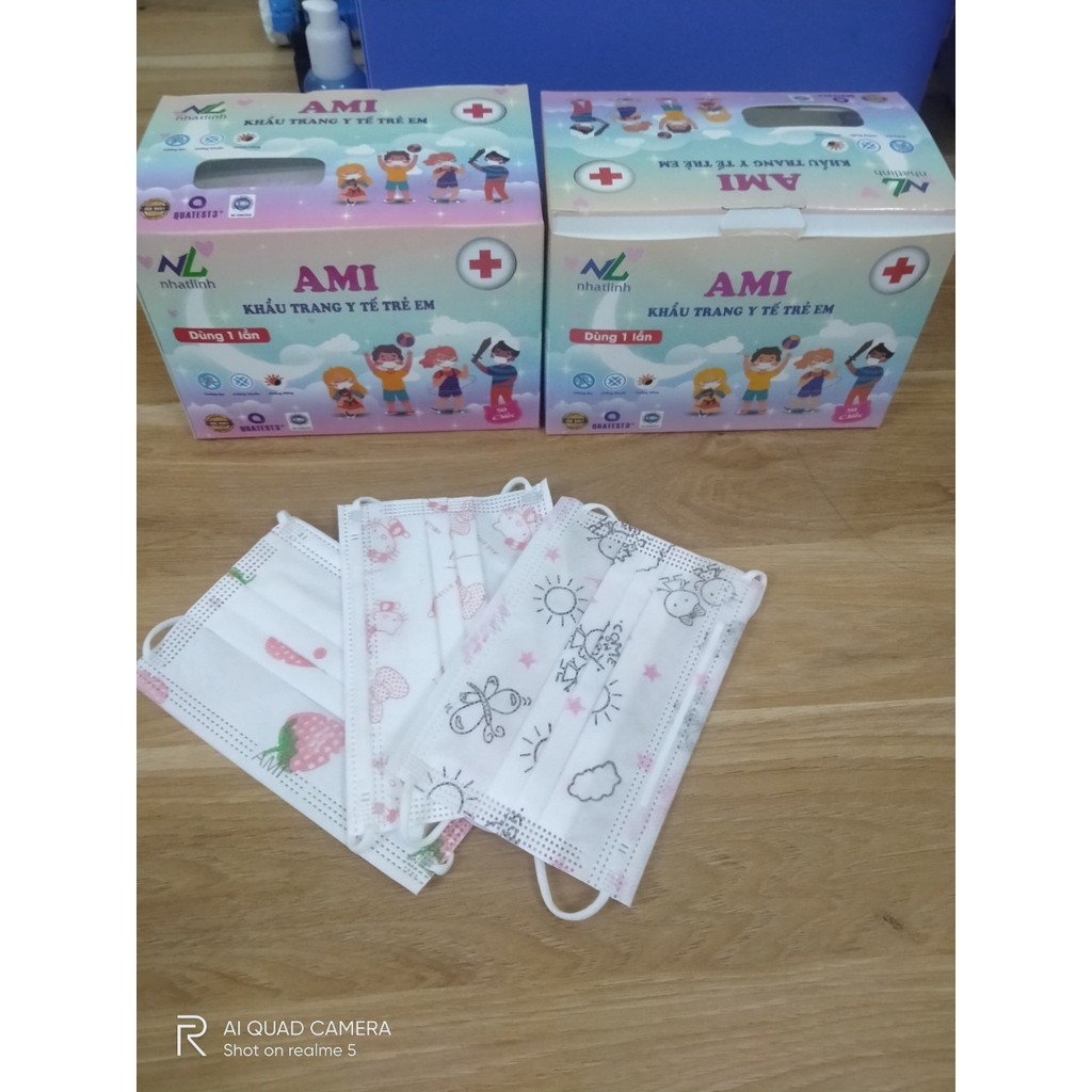 Khẩu trang trẻ em Imask kid - hộp 50c