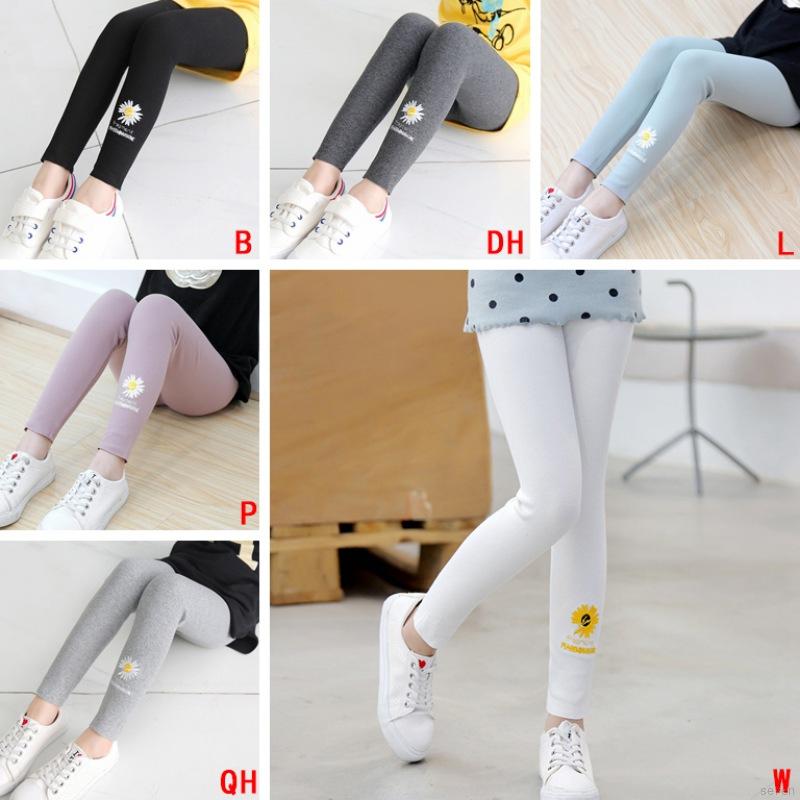 Quần Legging Hoa Cúc Nhỏ Cho Bé Gái 2-11 Tuổi