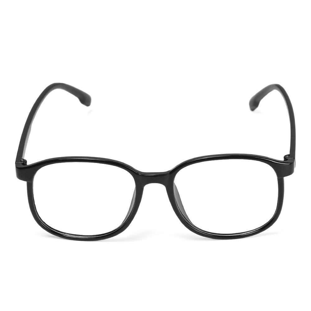 Mắt Kính Gọng Tròn Bằng Nhựa Trong Suốt Siêu Nhẹ Unisex
