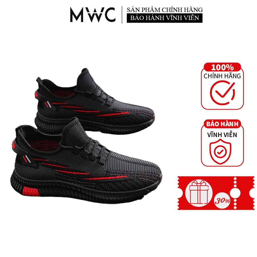 Giày Thể Thao Nam Thời Trang MWC Giày Sneaker Vải Dệt Năng Động Siêu Êm Siêu Thoáng NATT - 5336