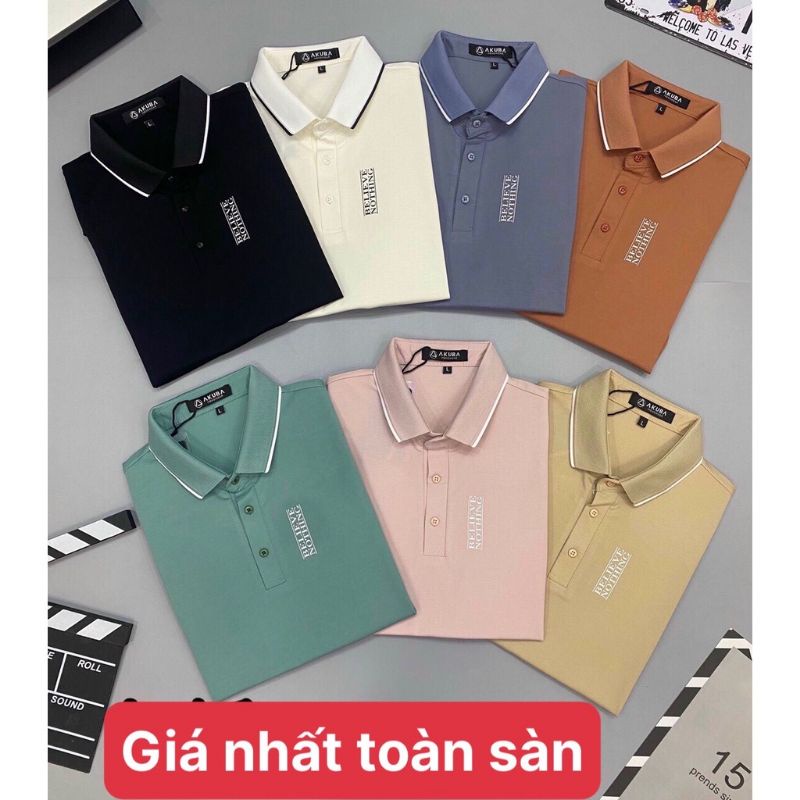 Áo thun nam cotton cá sấu hàng xuất khẩu đẹp cao cấp