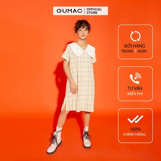 Đầm suông nữ GUMAC tay ngắn, form rộng đủ size DA1278