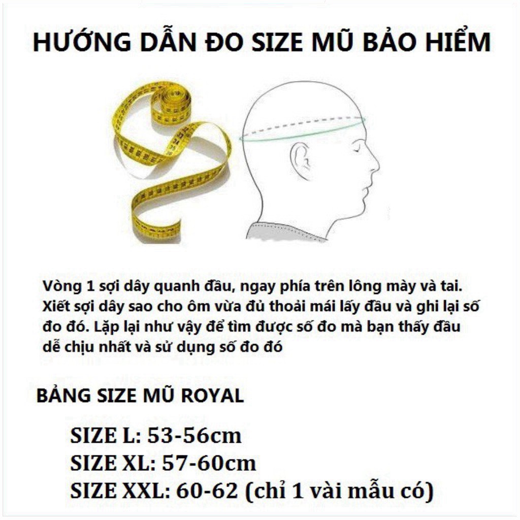 Mũ Bảo Hiểm Fullface Royal M136 - Đen nhám form nhỏ nhẹ