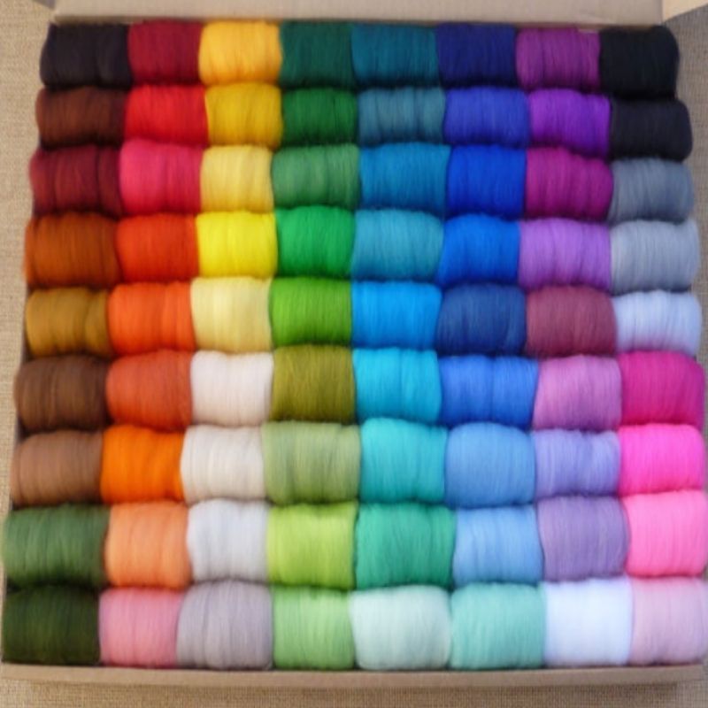 Len Chọc (Needle Felt) Gói 5g Mã Màu 01-40.