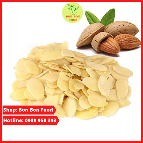 Hạnh nhân lát nhập Mỹ 500Gr