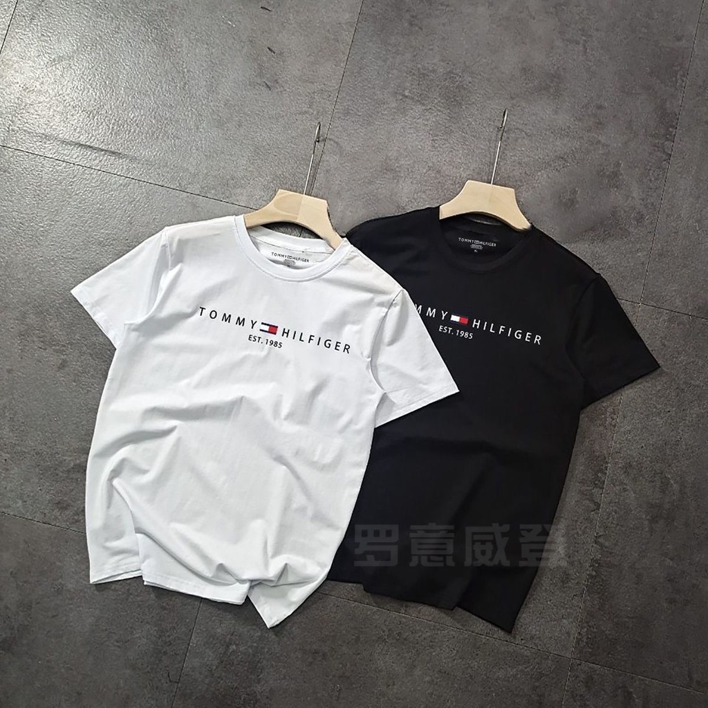 Áo Thun Tay Ngắn Họa Tiết Chữ Tom-my Size S-5XL