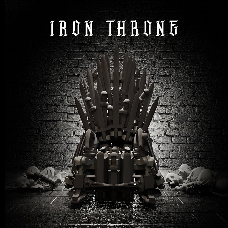 Bộ Đồ Chơi Lắp Ráp Mô Hình Nhân Vật Iron Throne
