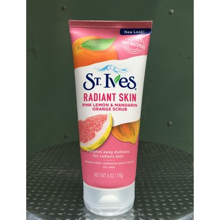 Sữa Rửa Mặt Tẩy Tế Bào Chết St.Ives Radiant Skin Hương Chanh và Cam 170g