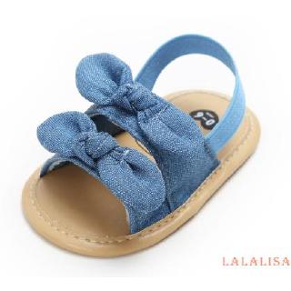 Giày Sandal Đính Nơ Cho Bé Gái
