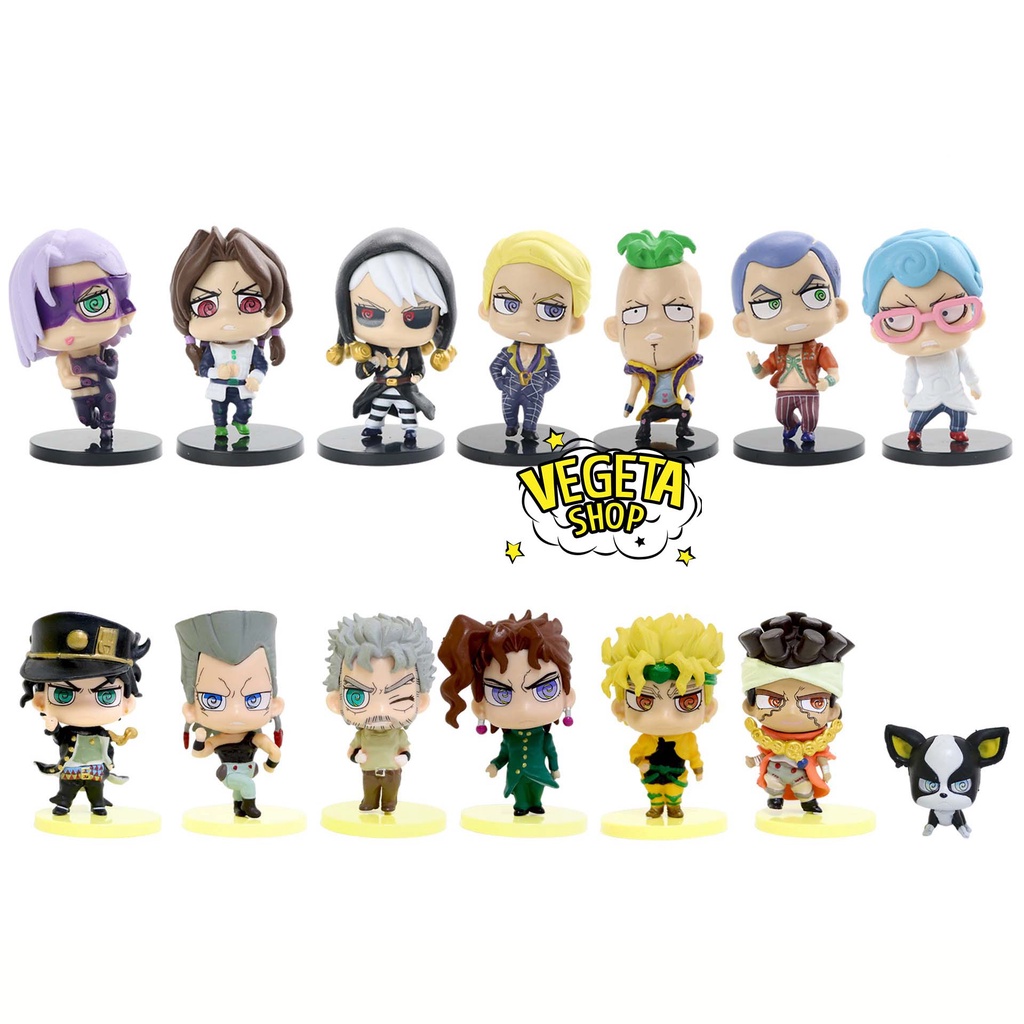 Mô hình JoJo's Bizarre Adventure - JoJo no Kimyou na Bouken - Iggy Muhammad Avdol Jean Pierre Polnareff Dio Brando Kujo