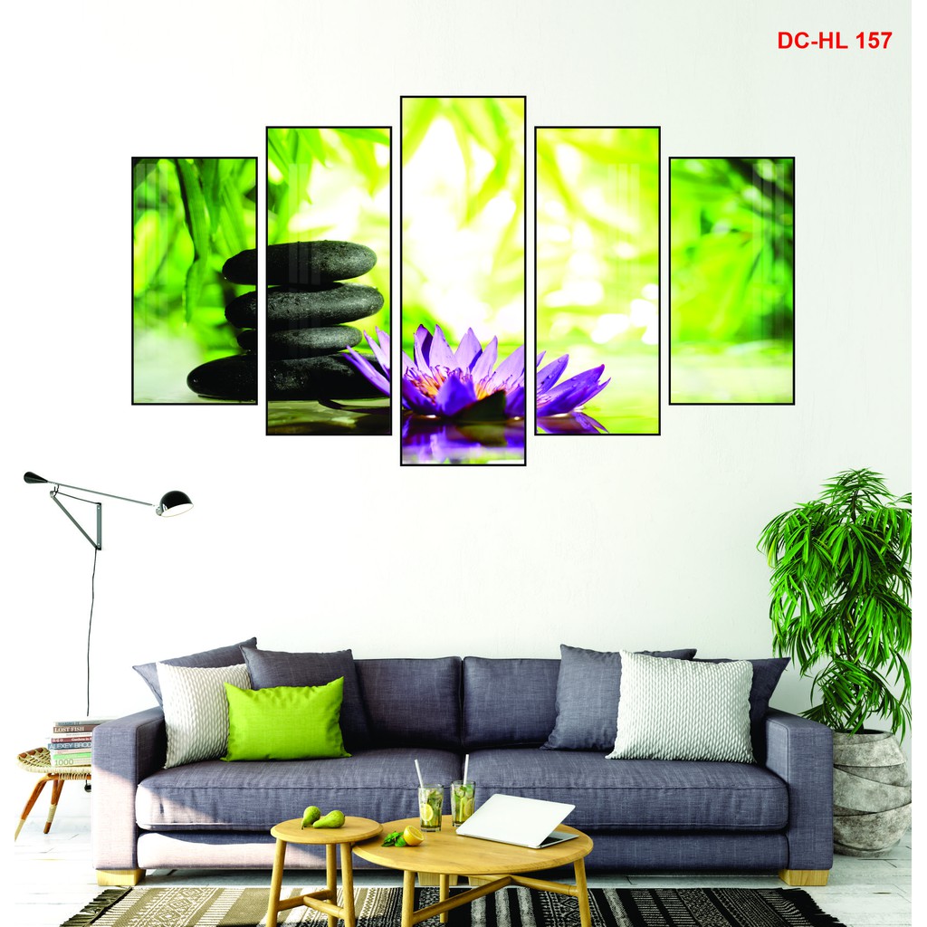 [KHỔ LỚN] Bộ 5 Tranh Treo Tường Spa Thẩm Mỹ Viện Nails Salon Cao Cấp - Trang trí Decor - Melyhome