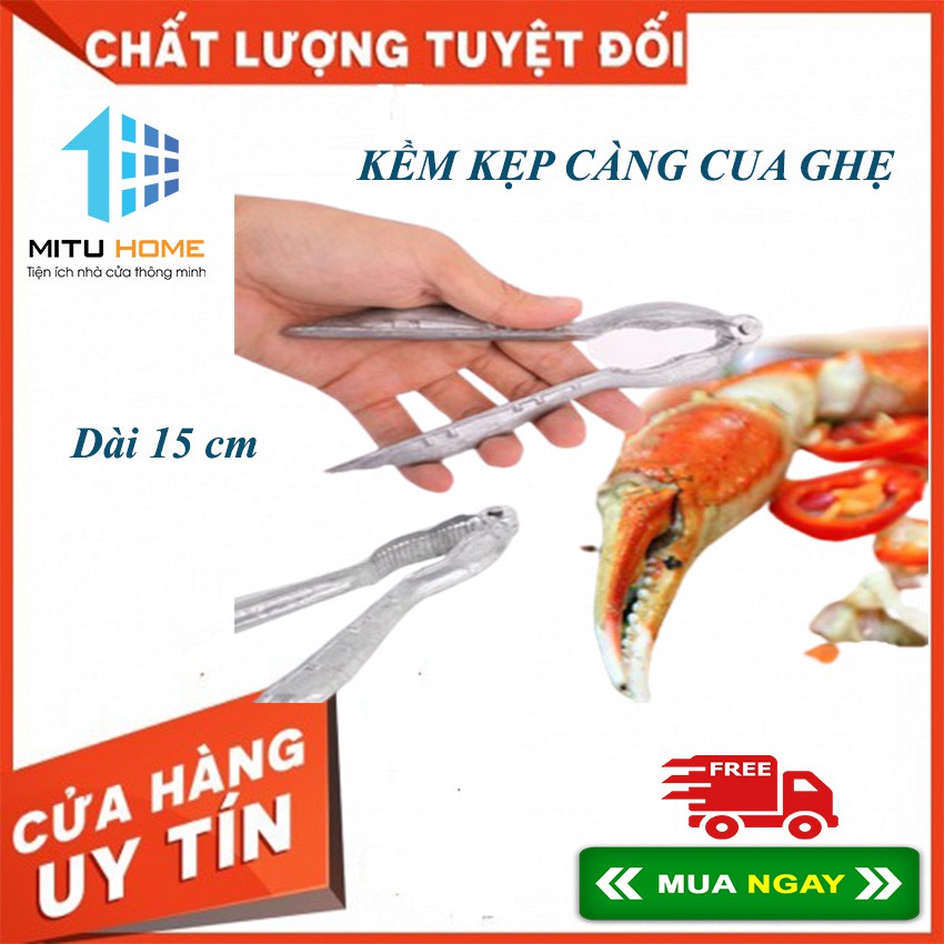 [KỀM KẸP CÀNG CUA GHẸ] Kềm kẹp cua ghẹ - MITUHOME - Chất liệu gang đúc, không gỉ sét, đảm bảo an toàn cho người sử dụng