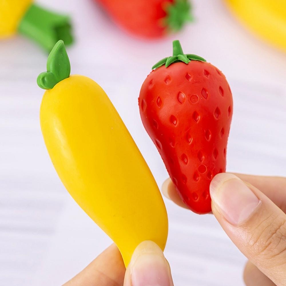 Gôm tẩy bút chì hình Trái cây cỡ lớn Pison dùng lâu dài ít vụn tẩy sạch không gãy - 1 cái