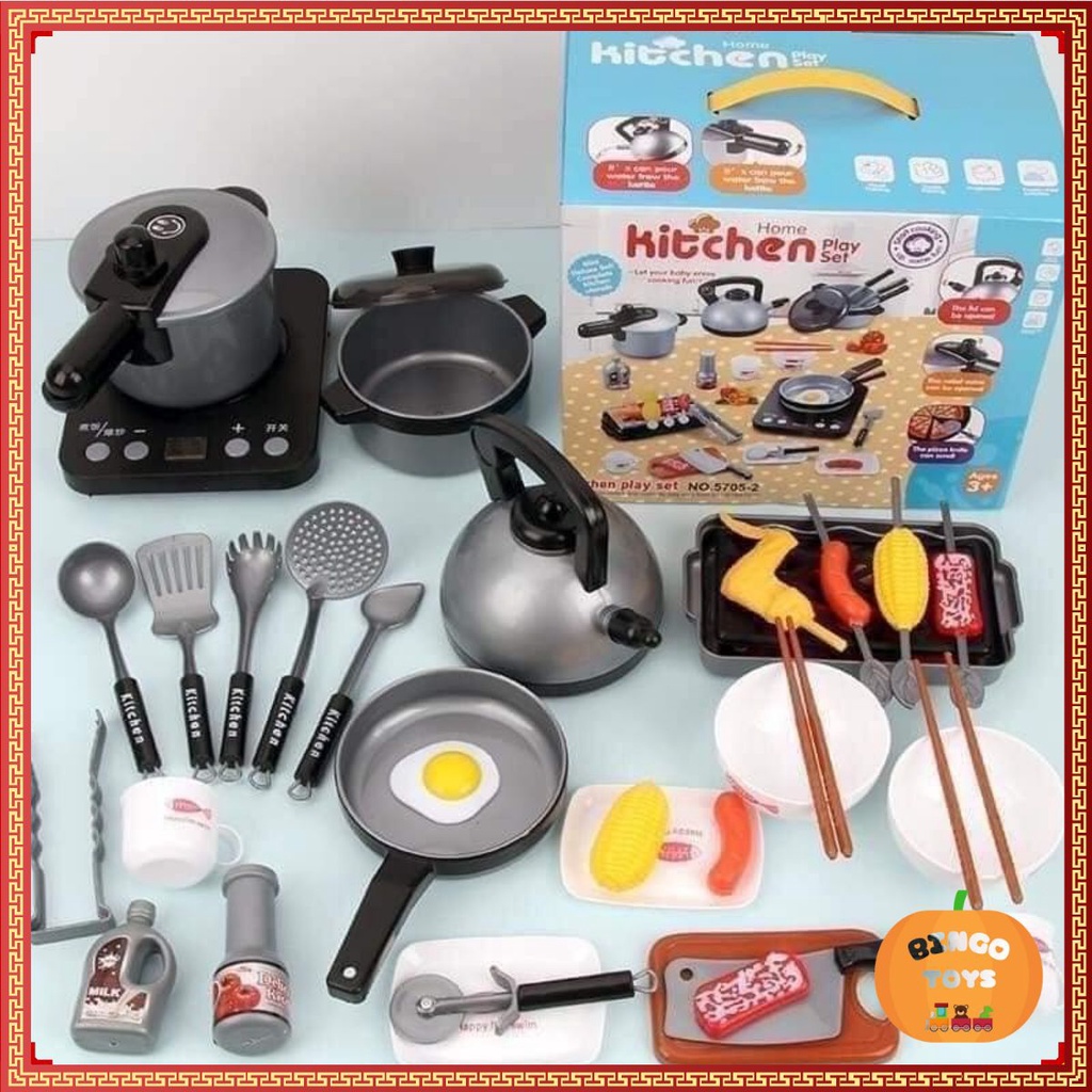 BỘ ĐỒ CHƠI NẤU ĂN 36 MÓN CHO BÉ YÊU