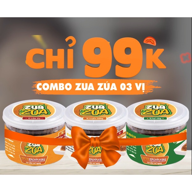 Combo 3 Zua Zua Thịt Thính Xay - Trường Foods 99k