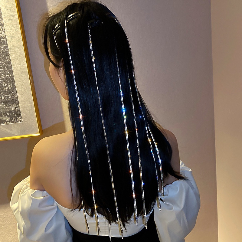 Kẹp Tóc Đính Đá Lấp Lánh Sang Trọng Cho Nữ