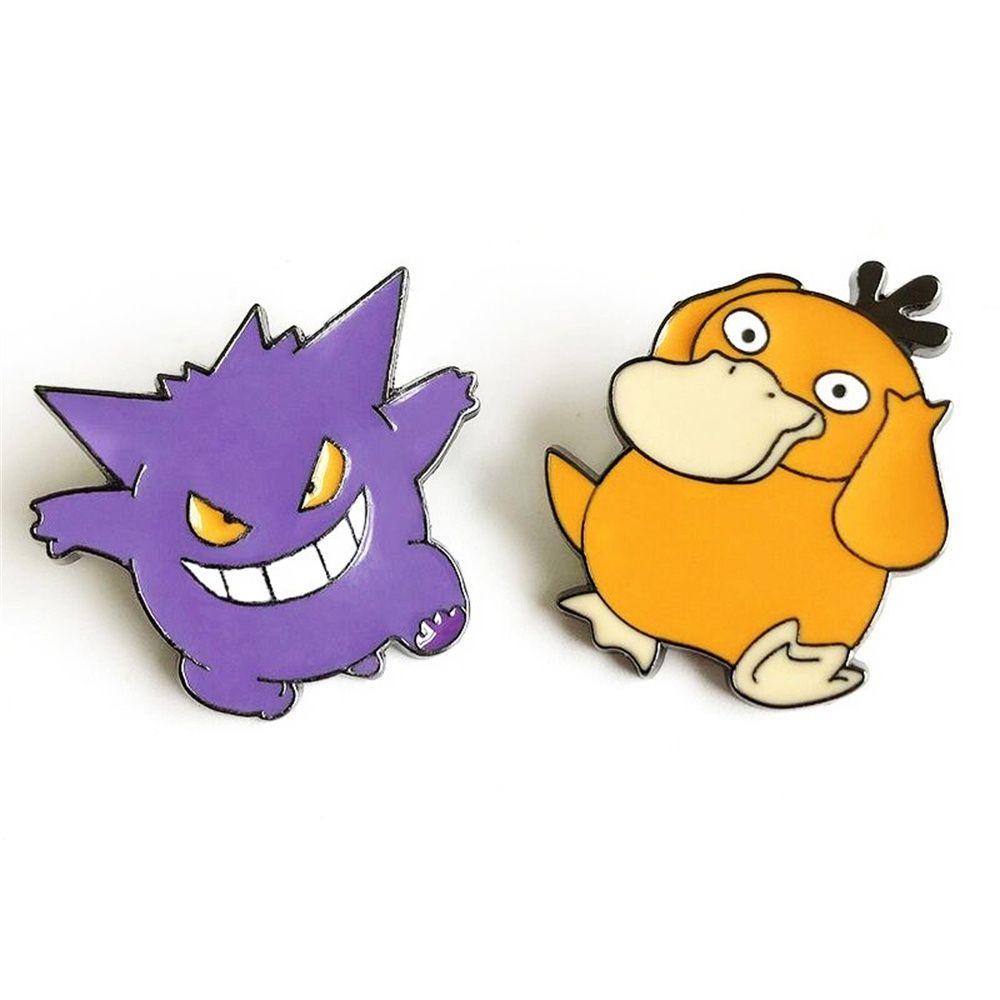 Ghim Cài Áo Kim Loại Họa Tiết Hoạt Hình Pokemon