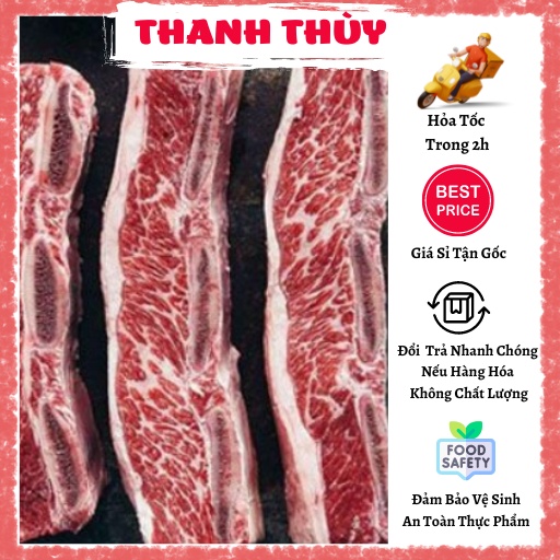 Sườn Bò Úc Có Xương (500g)
