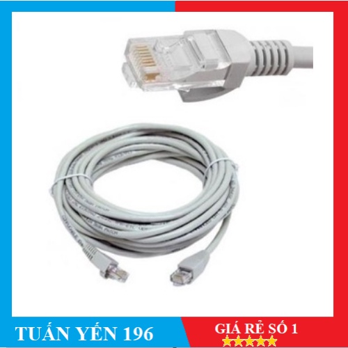DÂY CÁP MẠNG CAT5E bấm sẵn 2 đầu 1.5M,2M,3M,5M 10M,15M, 20M 30M