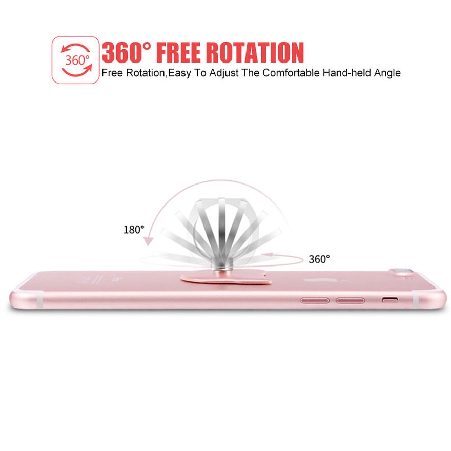 Giá Đỡ Điện Thoại Dạng Nhẫn Hình Tai Mèo Cho iPhone IPad Xiaomi