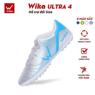 Giày Bóng Đá Phủi Wika Ultra 4 đế TF ( giày đá bóng đá banh WIKA sân cỏ nhân tạo ) - Đã khâu toàn bộ đế