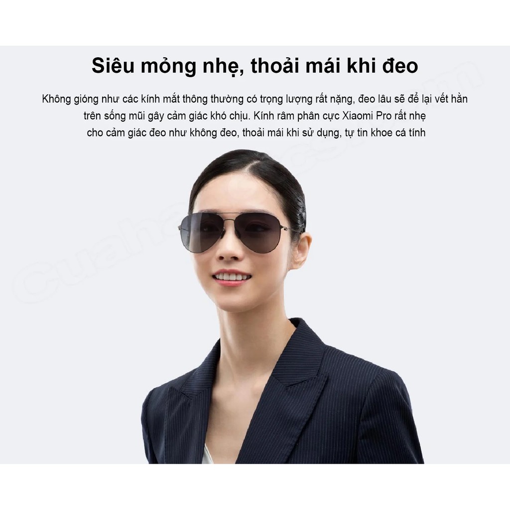 Mắt kính thời trang chống tia UV Xiaomi Pro TYJ04TS | WebRaoVat - webraovat.net.vn