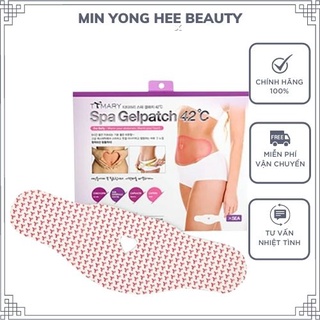[Hết mỡ bụng 100%_Hàng Auth] Miếng Dán Tan Mỡ Bụng Spa Gel Patch 42°C Hàn Quốc (1 Hộp 5Miếng)